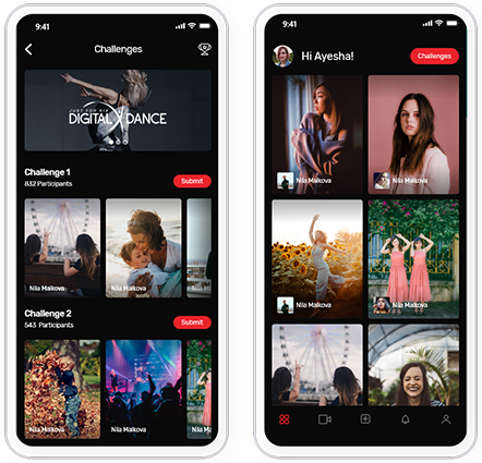 Mobile App Interface